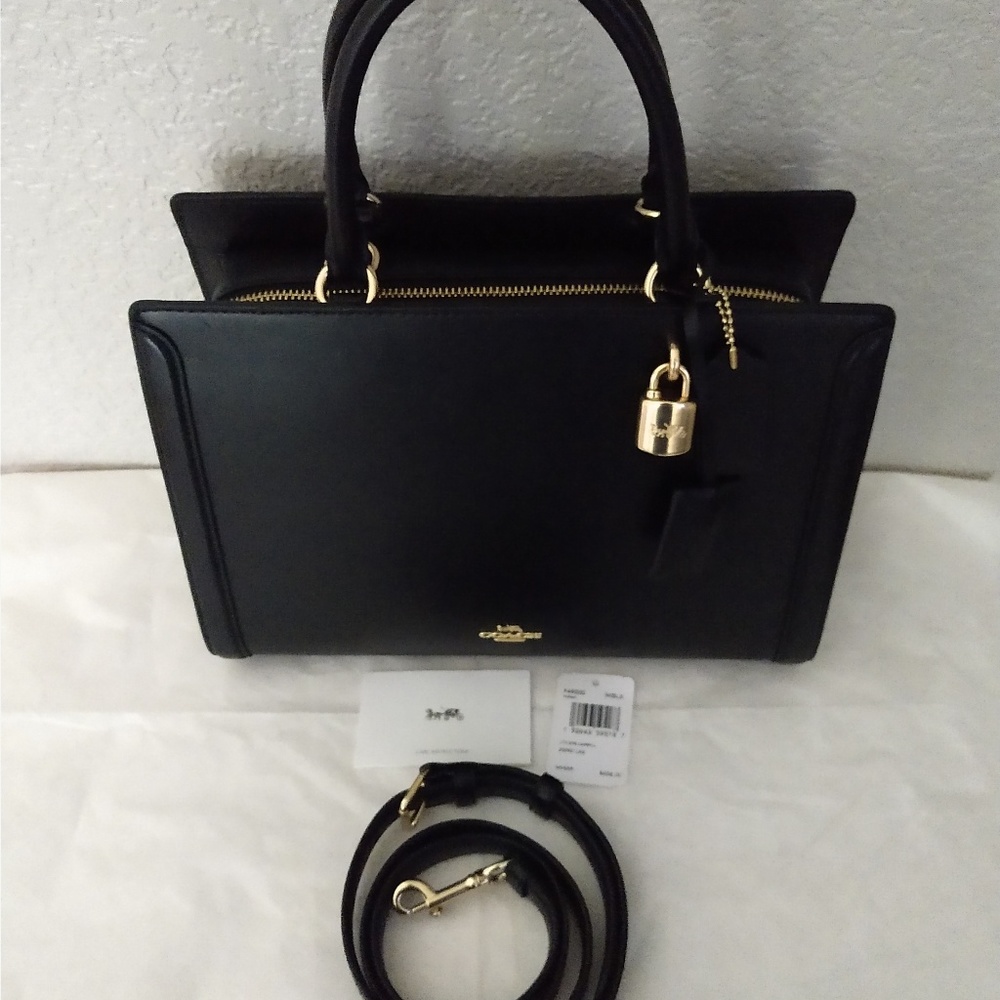 Coach Zoe Carryall Satchel Leather